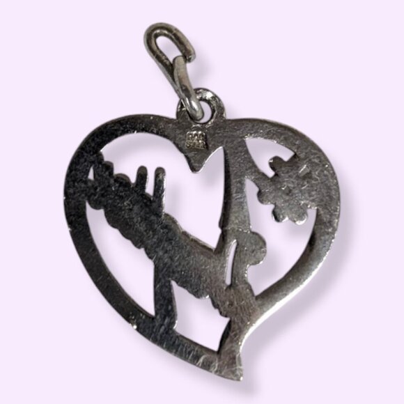 (2/$20) Vintage Sterling #1 Daughter Charm - Picture 2 of 4